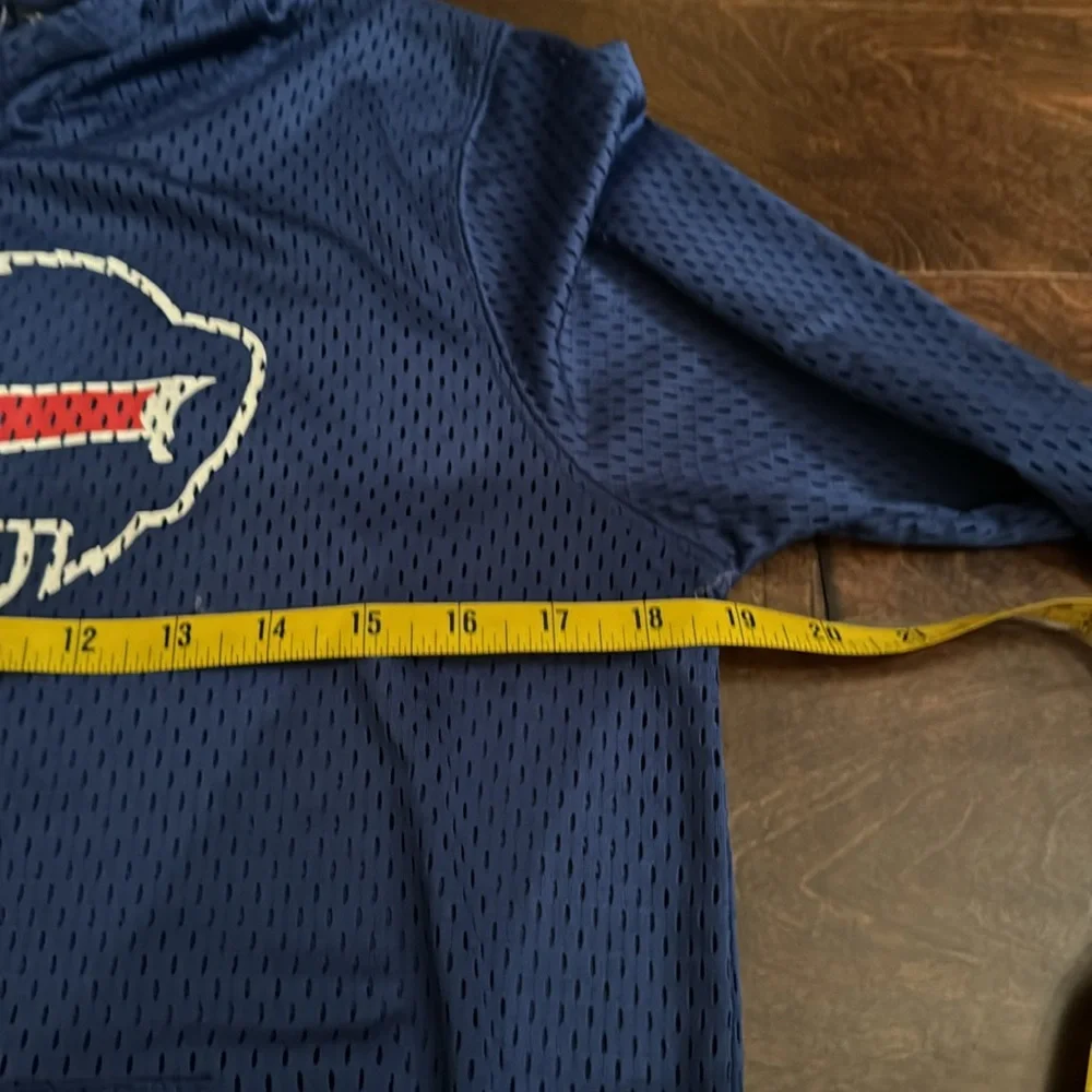Buffalo Bills Jersey Like Pullover Hoodie Ladies L - Picture 9 of 10